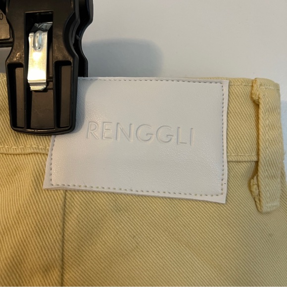 Renggli cargo work pants butter yellow size 29 - Picture 4 of 4